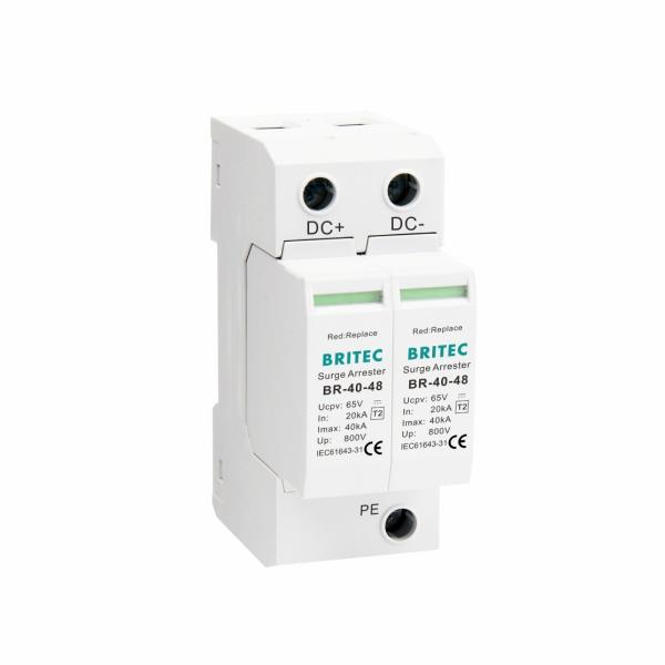 BR-40 24 Type 2 PV Surge Arrester 36V Protection and 5-Year Warranty  Solar Systems type 2 dc spd