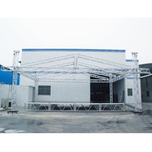 Truss de palco para concertos indoor e outdoor Fit 400 em prata ou preto com serviço OEM