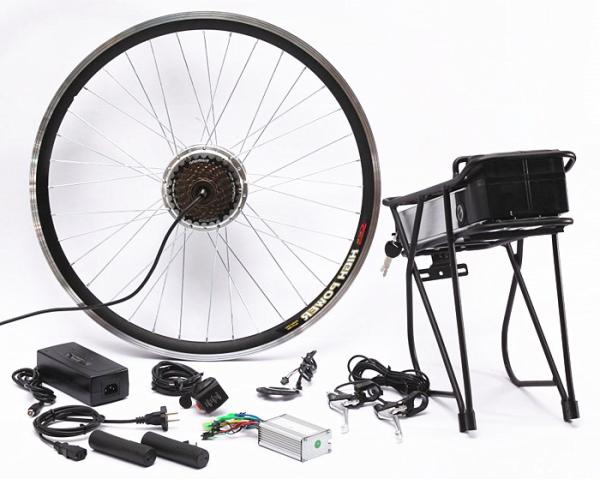 Complete 26 Inch Electric Bike Conversion Kit 48v 11.6AH 1000w With Battery