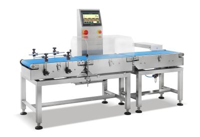 Conveyor Belt Check Weigher Machine Air Blower Swing Arm Pusher