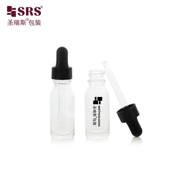 Hot Selling 15ml 30ml 60ml Green Amber Transparent Glass Dropper Bottle