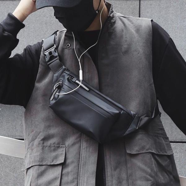 Chest Bag Ins Men'S Waist Bag Waterproof Fashion Messenger Bag Leisure Outdoor Trend Sports Mobile Phone Bag