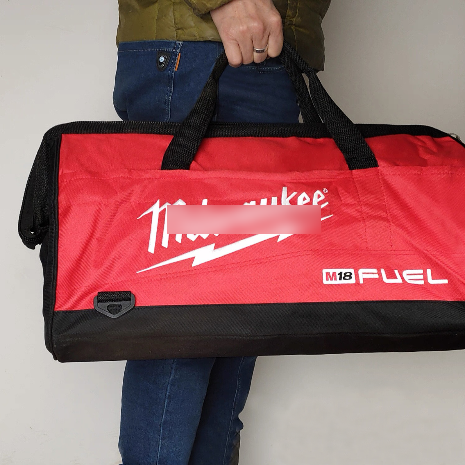 150lbs Milwaukee Packout Tote Outdoor Red Tool Bag Wear Resistant