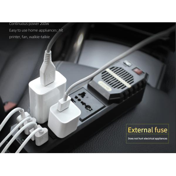 Hybrid Car Inverter Car Inverter 12V-220V Cigarette Lighter Converter 12V To 220V Car Power Inverter