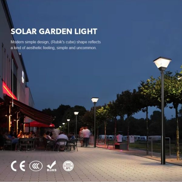 IP65 Waterproof Solar Garden Lights 100% Solar Powered LED Lights with 12H Runtime for Outdoor Garden