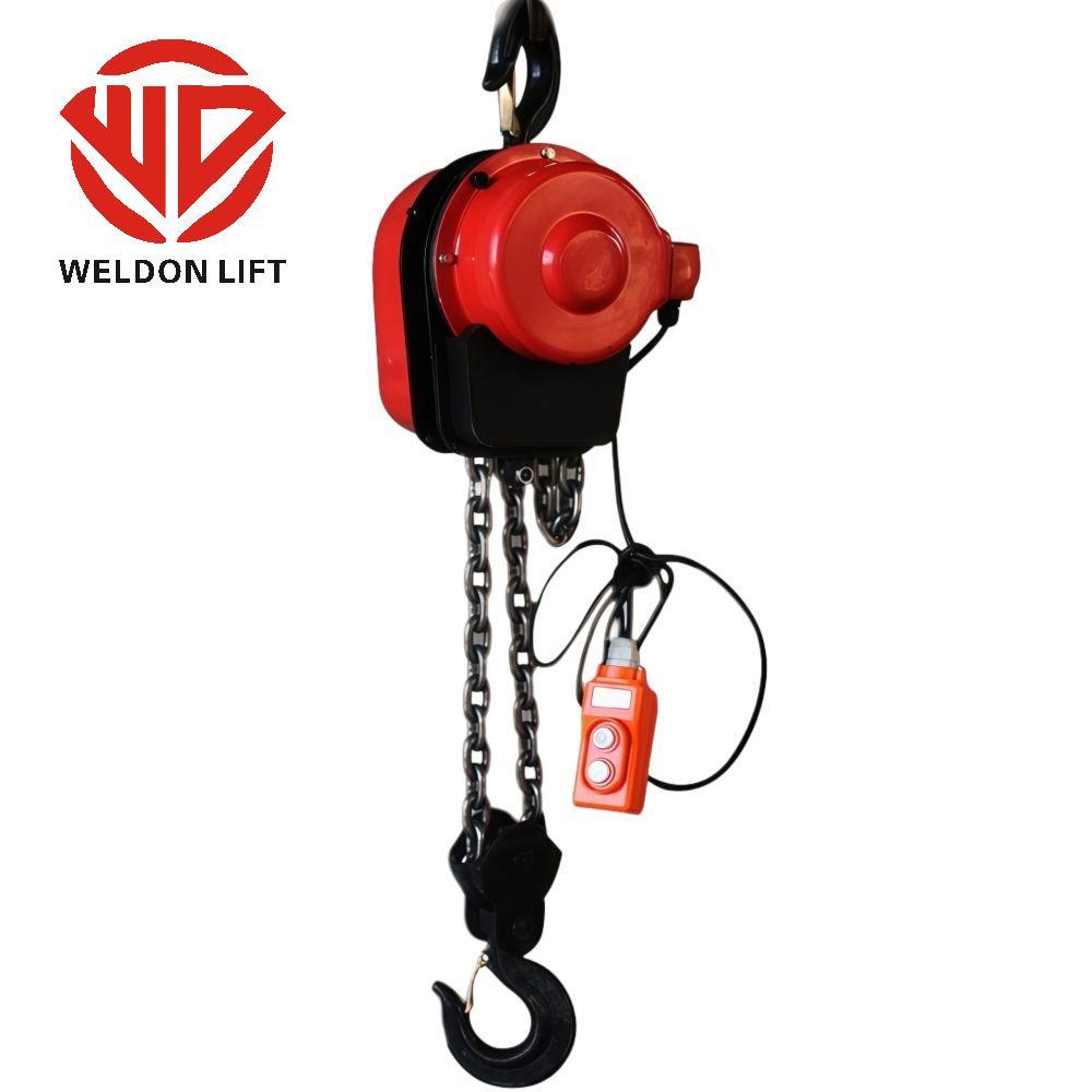 Quiet Operation Chain Electric Hoist DHS Lightweight Chain Hoist Customized