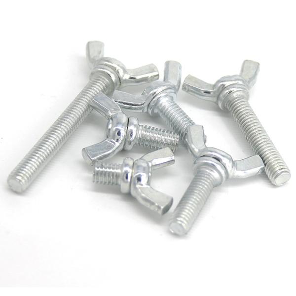 Zinc Plated Class4.8 6.8 8.8 Carbon Steel Bolts M10 M12 M16 Butterfly Bolts