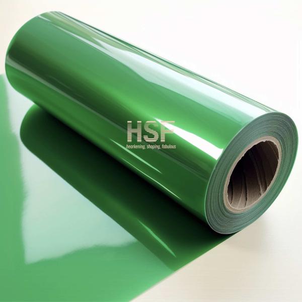 HSF Opaque Green MOPP Silicone Release Film Polypropylene Film