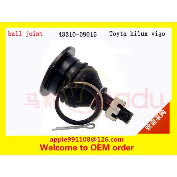 Black Front Suspension Ball Joint , Upper Suspension Ball Joint 43310-09015