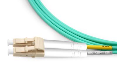 2.0mm 2m Multimode Duplex Fiber Optic St To Lc Patch Cord OM3 Low Insertion Loss