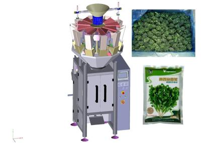 Máquina de empacotamento congelada durável do alimento com dispositivo de nivelamento do nitrogênio
