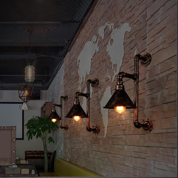 Аттестация Рохс Се лампы стены шарика приспособлений Э27 шарика Эдисон света стены трубы водопровода