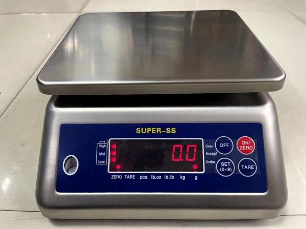 30 kg Super ss Electronic Digital Waterproof IP68 Balança de Peso Balança Digital de Mesa de Pesagem de Aço Inoxidável