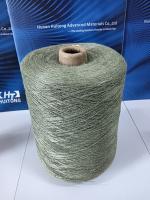 Résistant au feu antistatique conducteur 10s/2 60% de fibres d'acier inoxydable avec 40% de fil mélangé à l'aramide