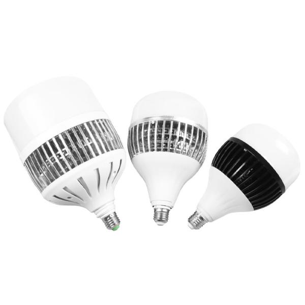 6500K E27 E40 Fin Industrial High Bay LED Lights Aluminum PC Material