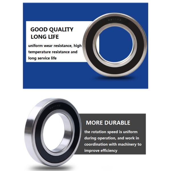 6206 2rs Ac Generator Parts Deep Groove Ball Bearing Rubber Coated For Pump