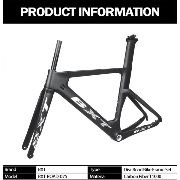 Полный тарельчатый тормоз рамки 700C велосипеда дороги волокна углерода плоский установленный
