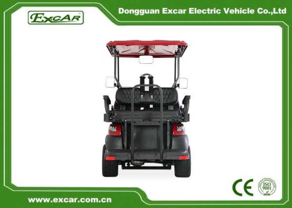 Carro elétrico personalizado do golfe 48V, 2 carrinhos de golfe de Seat com bancos traseiros do golfe