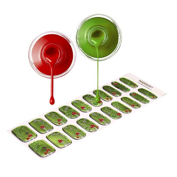 Customers' Requirements Semi Cured Gel Sticker Nail Polish Stickers for Nail Salon