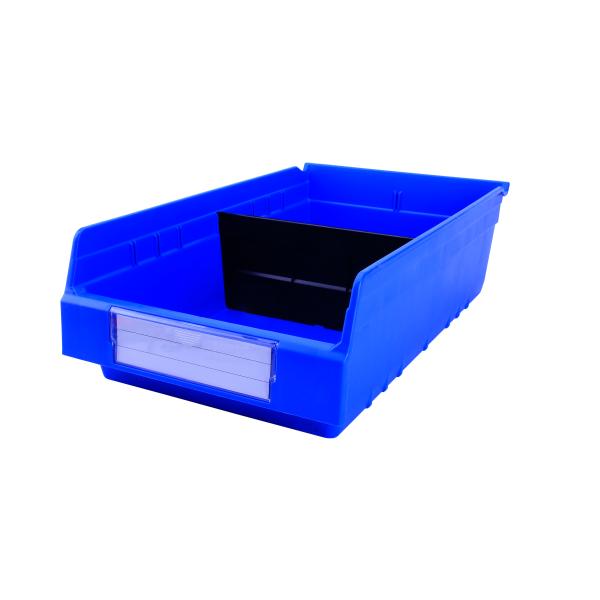 Logo Customized Durable Stacking Plastic Shelf Storage Bin for Warehouse Organization