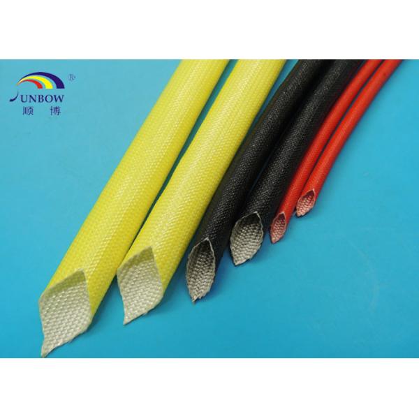 Insulation Acrylic Fiberglass Sleeving / Sleeves Wear Resistance oil proof