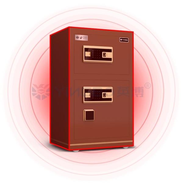 Boîte de sécurité de bureau intelligente à double alarme pour la sécurité H800mm 46±2KG YB/N7-80D