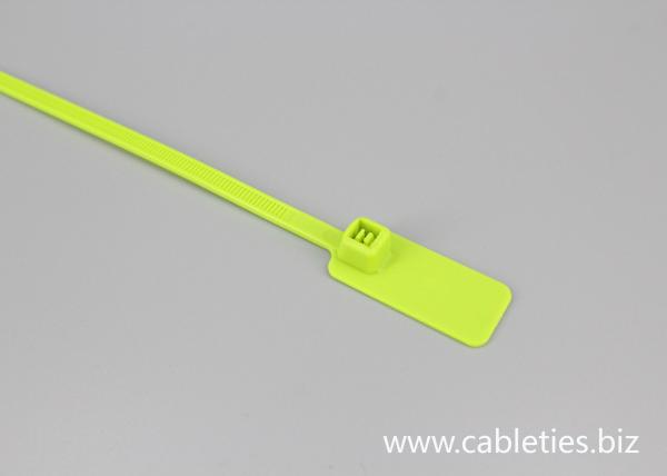 DEMOELE 5*180mm double teeth locking with high tension serialized flag marker cable ties