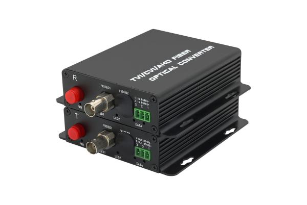 1 Channel Video Optical Transmitter And Receiver FC Connector 20 KM 1080P