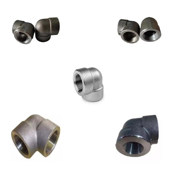 Asme B16.11 Astm A105 Forged Carbon Steel Elbow 3000lb Female Threaded