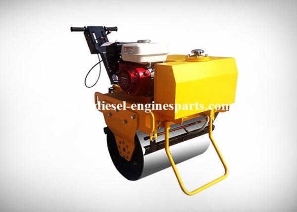 Manual Drive Single Drum Vibratory Roller Casting Iron Construction