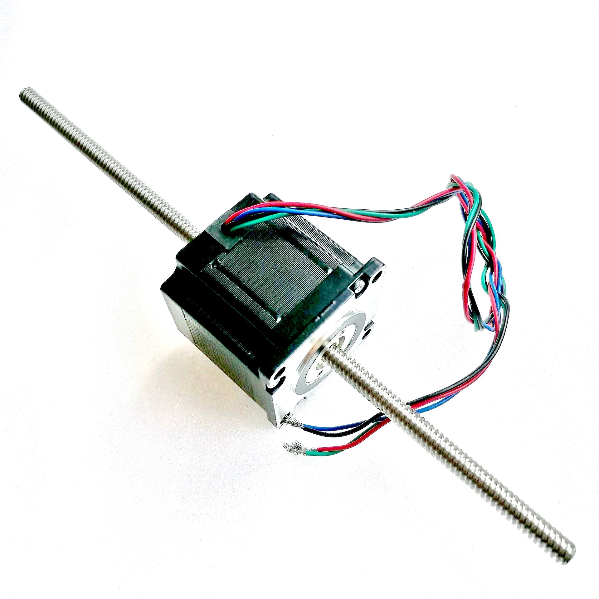 NEMA23 57mm Linear Stepper Motor Lead Screw Motor 1.8° Through Type For Industrial Automation
