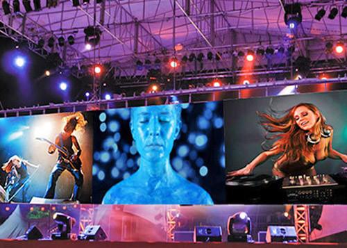 SMD2121 P4 Indoor Rental LED Display Lightweight Tube Chip Color Long Service Life
