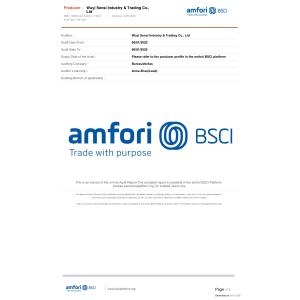 Wuyi ShunRong Import and Export Co., Ltd Certifications