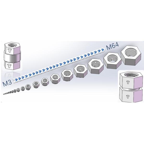 carbon steel stainless steel 304 or 316 Anti Loose Nut Customized design