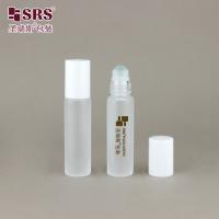 BLPM-10ML bouteille de bouteille en verre à rouleaux finition mate claire glacée pour les parfums huile essentielle pour les ongles emballage d'huile sans fuite en gros