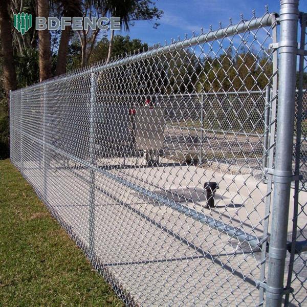 Fire Lane Chain Link Fence Emergency