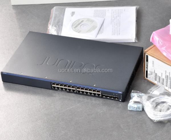 juniper EX2200-48P-4G,EX 2200, 48-port 10/100/1000BaseT (48-ports PoE+) with 4 SFP uplink ports (optics not included)