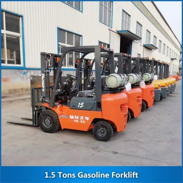 1.5 Tons Gasoline Forklift 1500KG Gasoline Powered Forklift