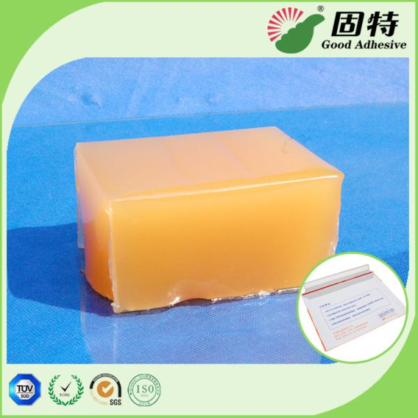 Pressão quente forte do derretimento do amarelo e do bloco semi-transparente - esparadrapo sensível para a selagem do envelope do correio