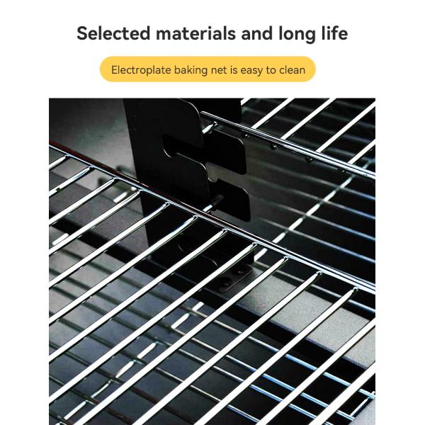 Chrome Plated Customizable Trolley Double Oven Drawer Charcoal Pellet Rotisserie BBQ Grill