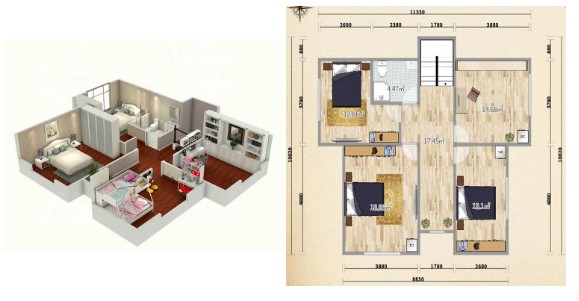 Fast Construction Two Storey Prefab Homes Light Steel Structure Modular Prefab Kit Movable