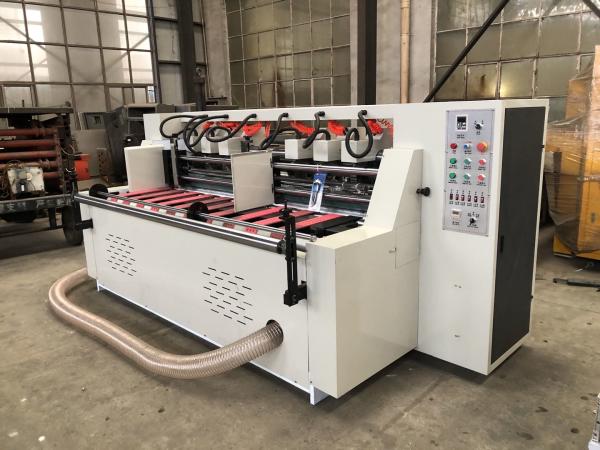 Auto Feeding Corrugated Paperboard Machine , Thin Blade Slitter Easy Operation