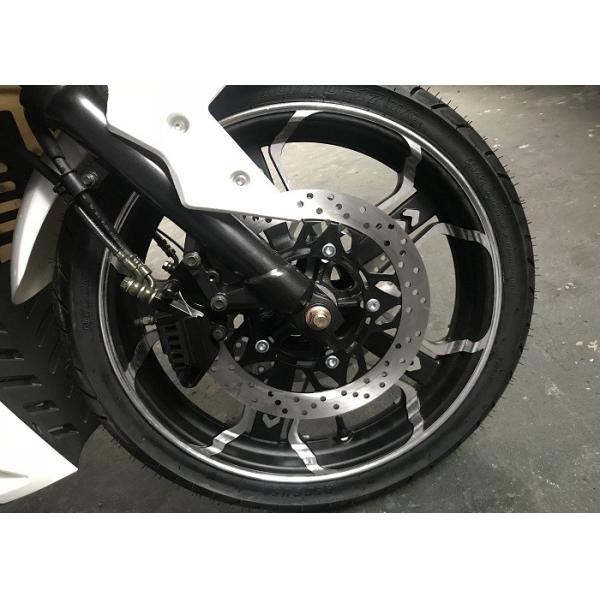 Gas Fuel Cool Cross Sport Motorcycles CGB 150cc Air Cooled Engine White Plastic Body