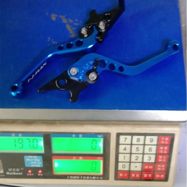 Blue Custom CNC Aluminum Alloy Scooter Motorcycle Brake Clutch Levers for Yamaha Nmax155