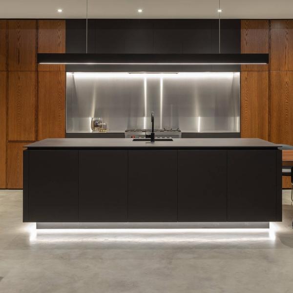Wood Veneer Modern Tinted Lacquer Cabinets Tall Unit Brown For Household Hotel
