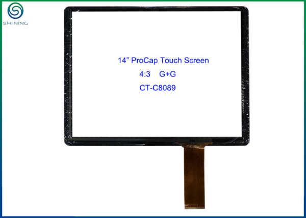 14 USB Interface Projected Capacitive Touch Screen Panel For Commercial Kiosks
