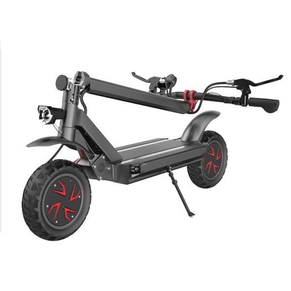 Aluminium Alloy Long Range Electric Scooter Foldable 10 Inch Tire 120 X 30 X 60cm