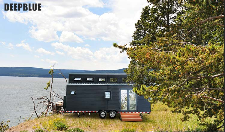 Factory Direct Light Gauge Steel Prefabricated Tiny House On Wheels With Thermal Metal Siding