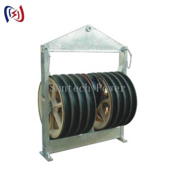 916 Series Durable and Reliable Stringing Block with One Year Lifetime for Transmission Line