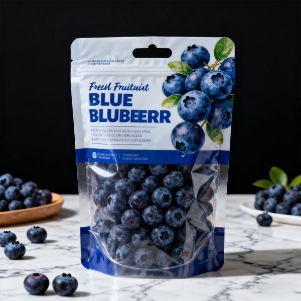 Gravure Printing Customized Logo Food Grade PE Packaging Mylar Bags Fresh Fruit Preservation Plastic Bags Breathable Holes